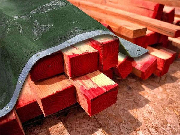 Faithfull Tarpaulin - Green / Silver 3.6m x 2.7m (12ft x 9ft)