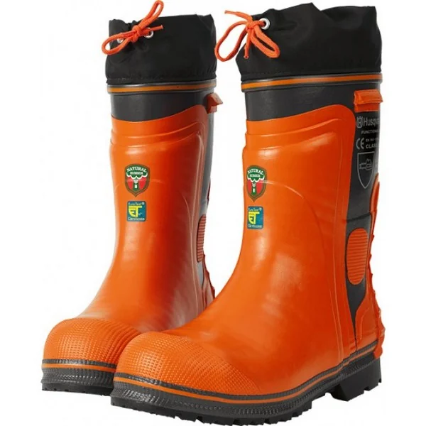Husqvarna Rubber Chainsaw Boots - Class 2