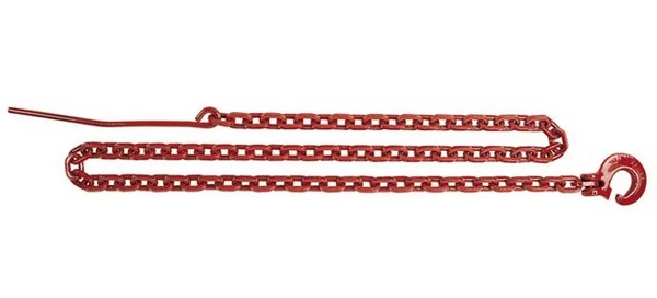 Choker Chain - 8mm Square - 2 metre / 3 metre chain with Clevis Choker Hook & Slip-through Pin - Image 3