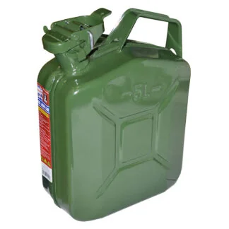 Faithfull Green 5 Litre Steel Jerry Can