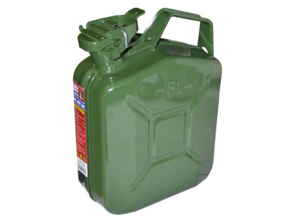 Faithfull Green 5 Litre Steel Jerry Can