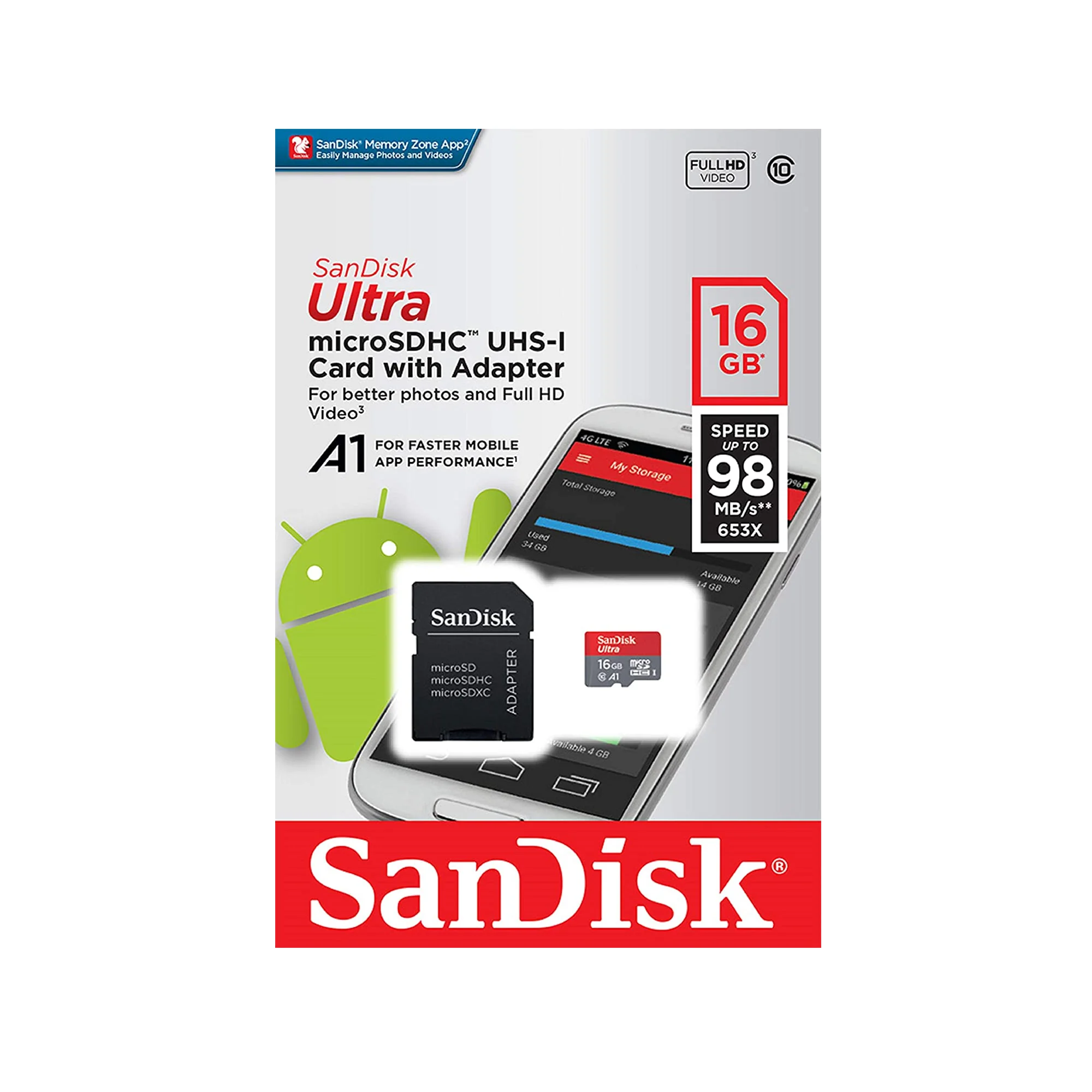 SanDisk 16GB Ultra MicroSDHC Card - Image 4