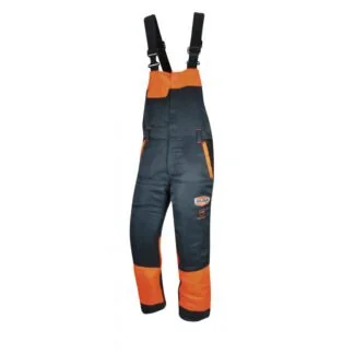 Solidur Bib n Brace Chainsaw Trousers - Grey
